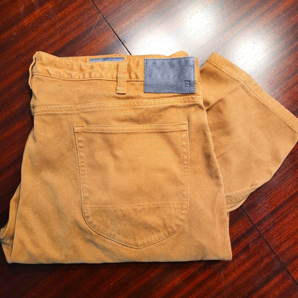 Bonobos Men's Durable Khaki Pants Size 38 x 32 Athletic Cut - Worn Twice